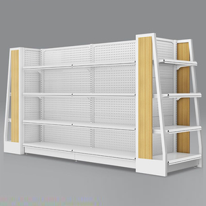 Nhà máy cung cấp giá tốt nhất tùy chỉnh bán buôn bền màu đen siêu thị Kệ <span class=keywords><strong>Rack</strong></span> hiển thị - Product Image 5