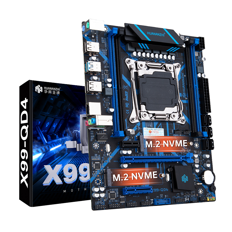 X99 QD4 Motherboard with Combo Kit Set XEON E5 2670 V3 16GB