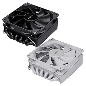 Teucer ITX siêu mỏng HTPC <span class=keywords><strong>CPU</strong></span> <span class=keywords><strong>Cooler</strong></span> 6 ống nhiệt im lặng Fan tương thích 115x/1200/1700 AM5 bóng PC làm mát không khí cho máy tính - Product Image 1
