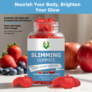 Quality Assurance Slimming Gummies Appetite Craving Control Promotes Healthy Digestion Contains Pomegranate Fruit Juice Powder - Product Image 4