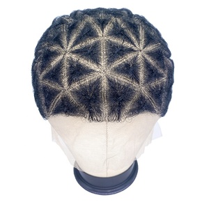 Gorra de peluca ajustable <span class=keywords><strong>para</strong></span> extensiones de <span class=keywords><strong>cabello</strong></span>, <span class=keywords><strong>el</strong></span>ástica y transpirable, con peines, venta al por mayor - Product Image 2