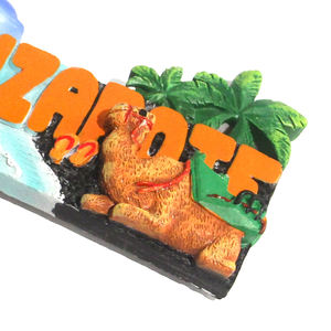 Aimant de réfrigérateur en résine <span class=keywords><strong>3D</strong></span> avec Landmark-Aimant de souvenir touristique personnalisable pour la décoration - Product Image 2