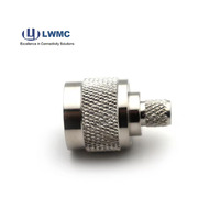 Conectores RF en Oferta, Conector Macho N con Abrazadera para Cable RF de 7/8'', E01, Conectores RF