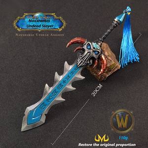 Accesorios de <span class=keywords><strong>juego</strong></span> Warcraft nuevo lanzamiento Naxsamas Undead Killer 20cm arma todo Metal espada modelo juguete Decoración - Product Image 2