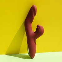 GINYA Neues Design Heizender Kaninchenvibrator Weiblicher Klopfvibrator Klitoris-Stimulationsmassagegerät Erwachsenen-Gesundheits-Sexspielzeug für Frauen