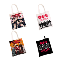 Sac fourre-tout carré en lin Kpop JK V J-hope World Tour Cortis KATSEYE, grande capacité, cadeau de concert, pour les fans