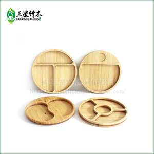 Creative bamboo dining <b>tray</b>, hotel fruit and bread plate, children's <b>dinner</b> plate, dried fruit <b>tray</b>, factory direct sales fruit - Product Image 4