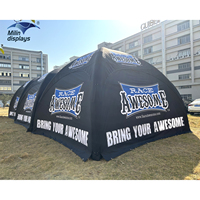 Tente gonflable personnalisée attrayante, chapiteau gonflable de marque, gazebo gonflable publicitaire pour équipes sportives et courses, tente araignée promotionnelle