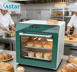 Four à convection électrique commercial 220V, 4 plateaux, contrôle numérique, haute efficacité, pour <span class=keywords><strong>farine</strong></span> <span class=keywords><strong>de</strong></span> maïs, lait, blé, boulangerie, biscuits, pain - Product Image 1