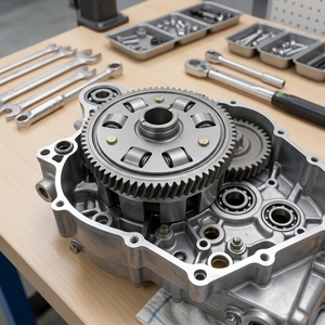 Suzuki <span class=keywords><strong>110cc</strong></span> Çift Kavramalı Underbone Motor 983-2 için Debriyaj Gövdesi Debriyaj Sepeti - Product Image 4