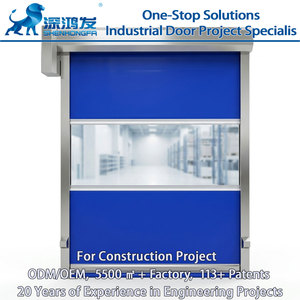 High Quality Electric Roll Up Rapid Door Clean Room Automatic Waterproof Car Wash Door Industrial Workshop PVC High Speed Door