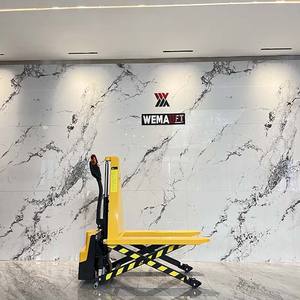 Mini 1 tonelada 1,5 toneladas tijera semieléctrica alta elevación palé gato camión carretilla elevadora apilador de mano - Product Image 2