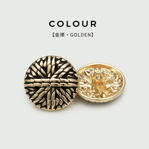 Vòng hoa hình siêu Vàng Shinny Diamante tinh thể nút với may Shank - Product Image 6