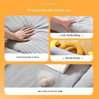 Lit pour chien en velours en forme de grenouille, design universel toutes saisons, portable, intérieur spacieux, imperméable et respirant