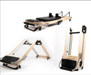 Tư nhân cao cấp có thể gập lại gỗ sồi <span class=keywords><strong>Pilates</strong></span> Nhà Cải Cách <span class=keywords><strong>ABS</strong></span> Thiết bị tập thể dục nhà tập thể dục phòng tập thể dục sử dụng Yoga <span class=keywords><strong>Pilates</strong></span> Máy phòng tập thể dục thiết bị phòng tập thể dục - Product Image 4