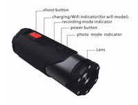 Caméra de sport Soocoo S20+ ultra HD 4K WiFi, caméra d'action étanche, sous-marine jusqu'à 10 m, anti-vibrations, angle de 170°, MP4