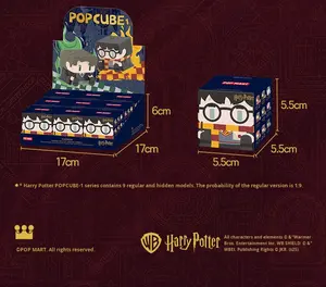Figurine d'action miniature en PVC authentique POPMART pour la série <span class=keywords><strong>Harry</strong></span> <span class=keywords><strong>Potter</strong></span> CUBE-1-2-3, boîte mystère, jouet de décoration - Product Image 6