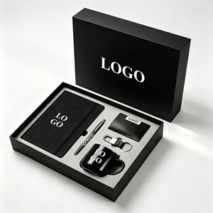 Set de Regalo Empresarial 5 en 1 con Logotipo Personalizado, Regalos Promocionales con Cuaderno A5, Bolígrafo, Llavero, Tarjetero y Taza para Uso de Empleados de Oficina - Product Image 4