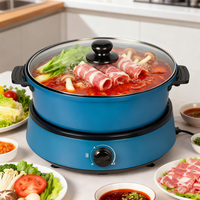 Tendance 2026 : Marmite de cuisson électrique multifonction, Cuiseur électrique et Gril barbecue électrique avec fonction Hot Pot