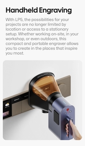 Máquina de Grabado Láser de Fibra de Fábrica para Grabado Profundo en Metal, Madera y Piedra, Compatible con DXF/AI - Product Image 4