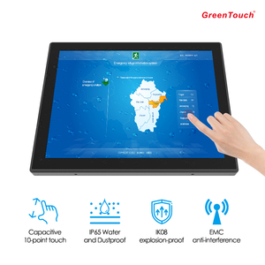 Monitor táctil industrial GreenTouch de 15 pulgadas IP65 a prueba de agua con panel j1900, PC todo en uno para negocios - Product Image 6