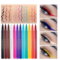 HANDAIYAN Long Wear arc-en-ciel coloré crème Eyeliner stylo maquillage des yeux cosmétiques avec ingrédients chimiques