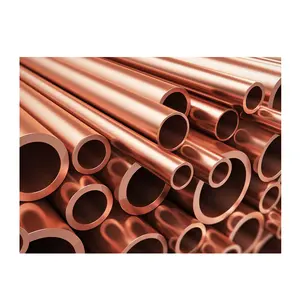 Hot Selling C11000 C12000 Flexible Copper Tubing 20mm 25mm 60mm Copper Pipes Rubber Insulation Tube for Copper Pipe