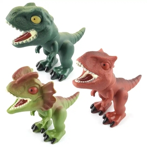 Modèles de dinosaures en caoutchouc souple Jinying, tête mobile, jouet de dinosaure de haute qualité - Product Image 4
