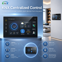Interrupteur intelligent WiFi pour maison connectée, en verre, avec écran tactile AI, contrôle centralisé de scènes, bus KNX, domotique, interrupteur mural tactile KNX pour hôtel et villa