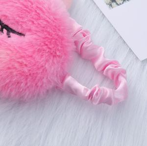 Maschera per <span class=keywords><strong>Dormire</strong></span> in Peluche <span class=keywords><strong>a</strong></span> Forma di Corno, Morbida e Soffice, Divertente Mascherina Animale per <span class=keywords><strong>Dormire</strong></span>, Copriocchi, Gadget per Feste - Product Image 3