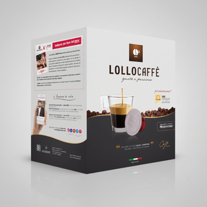100 Capsule Compatibili Nespresso di Lollo Miscela Classica 0,12g/Capsula, Cialde di Caffè Italiano e K-Cups - Product Image 2