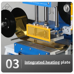 Machine de marquage à chaud pneumatique pour cuir PU, presse à chaud pour le collage de logos sur cuir, gaufrage thermique - Product Image 5