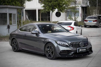 Kit Completo de Carrocería Pharri Nuevo para W205 Clase C 2015-2021, Actualización Original Vision C63S AMG, Parachoques Delantero, Rejilla, Capó, Guardabarros