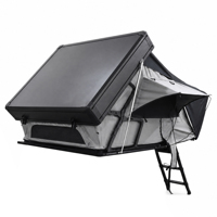 Carpa de Techo Rígida con Capa de Camuflaje XQ, para 3-4 Personas, 4 Estaciones, de Aluminio, Impermeable, Apertura Automática Rápida, Luz LED, 5 cm