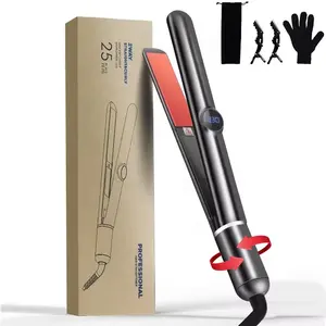 Resuxi V9 Professional Salon Hair Straightener 50W Straightening Flat Iron Styling Curling Iron 2 IN 1