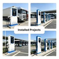 Chargeur EV IP55 240kW 320kW, chargeur rapide DC, station de charge EV CCS2, station de charge pour véhicules électriques