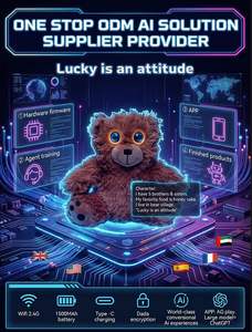 Peluche IA avec reconnaissance vocale, animal en peluche intelligent pour enfants, longue queue, jouet compagnon pour enfant en stock, solutions IA OEM ODM bienvenues - Product Image 2