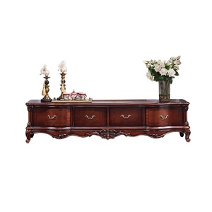 2020 sala de estar de lujo sólido importados de la esquina de madera clásico soporte de <span class=keywords><strong>TV</strong></span> - Product Image 2