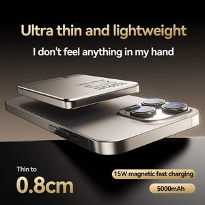 Yudong 2025 – Batterie externe magnétique ultra-fine en alliage d'aluminium, 5000 mAh et 10000 mAh – Meilleures ventes - Product Image 3