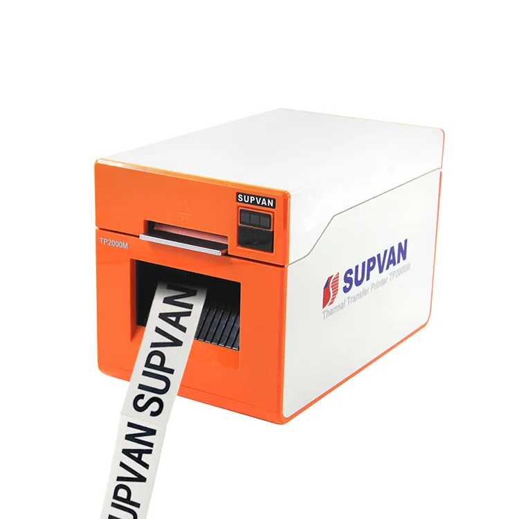 Supvan Tp2000m ที่กำหนดเองความร้อนหดท่อฉนวนลวดแขนสายดิจิตอลหลอดเครื่องพิมพ์