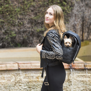 Sac à dos en cuir pu pour femmes, sac de luxe de voyage, de chien et de chat, <span class=keywords><strong>avec</strong></span> Logo personnalisé, - Product Image 5