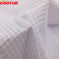 Tissu Jacquard en polyester à motif d'éventail 110g tissu en maille extensible tissu de sport pour vêtements de cyclisme à séchage rapide