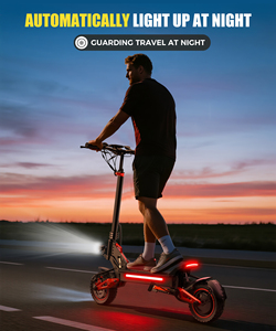 Trottinette électrique pour adultes du Royaume-Uni, pneus larges de 11 pouces, batterie 48V, vitesse rapide, longue autonomie, trottinette électrique tout-terrain pour adultes - Product Image 5