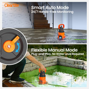 مضخة مستنقع قياسية من Cleartide الأمريكية 1/4HP مضخة مياه غاطسة نظيفة/قذرة مضخة فائدة لحوض السمك - Product Image 6