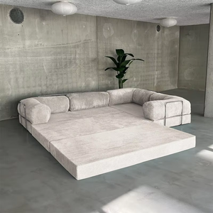 Lit d'angle en mousse haute densité, emballage sous vide, design moderne, compression pour salon - Product Image 2