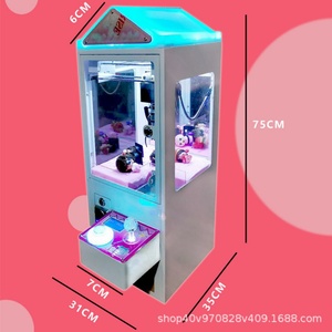Mini Popular Single <b>Claw</b> <b>Machine</b> Small Home Mini Clip Doll Coin Operated <b>Game</b> for Children Fun Playground City <b>Game</b> - Product Image 5