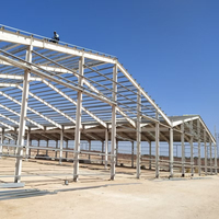 Magazzino in Struttura d'Acciaio con Tetti Isolati Zincati, Design Moderno per Operazioni in Zone Fredde, Certificazione CE UE