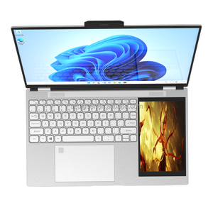 Nuevo Portátil de Doble Pantalla Táctil de 15.6" + 7" del Fabricante, 8GB de RAM + 128GB SSD N100 OEM Business 11 de Alto Rendimiento - Product Image 2