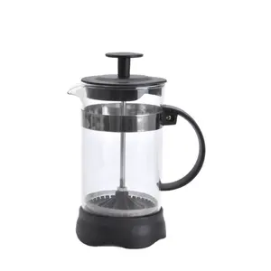 350ML Handle coffee french press glass french press pot