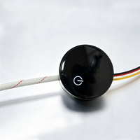 Termostato Inteligente con Wifi, Controlador de Temperatura Programable con Temporizador, Interruptor Redondo, Controlador de Secador de Toallas